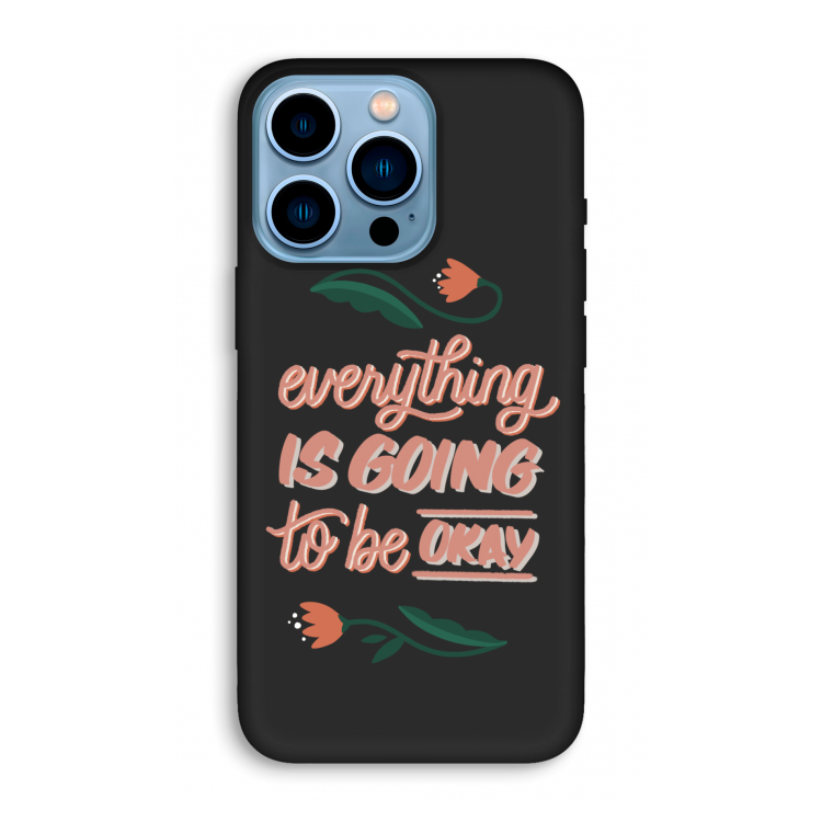 Optimistic flower girl: iPhone 13 Pro Biologisch afbreekbaar hoesje