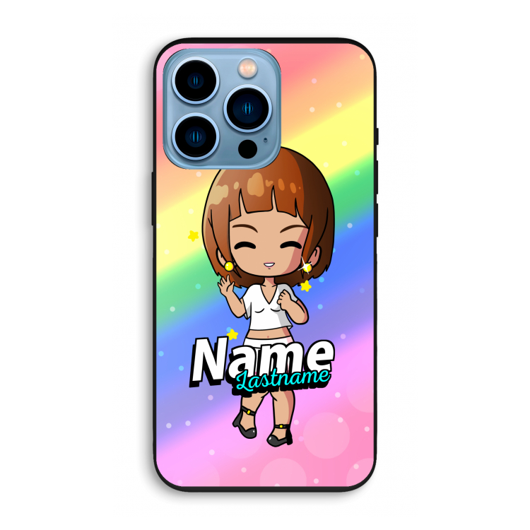 Chibi Maker vrouw: iPhone 13 Pro Biologisch afbreekbaar hoesje