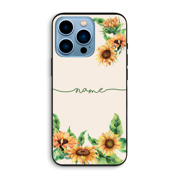 Zonnebloemen: iPhone 13 Pro Biologisch afbreekbaar hoesje