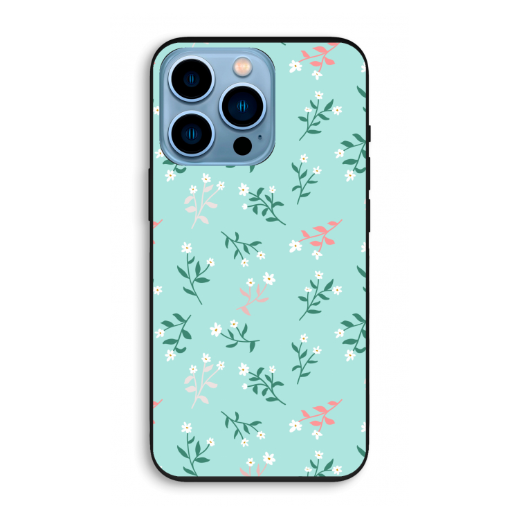 Small white flowers: iPhone 13 Pro Biologisch afbreekbaar hoesje
