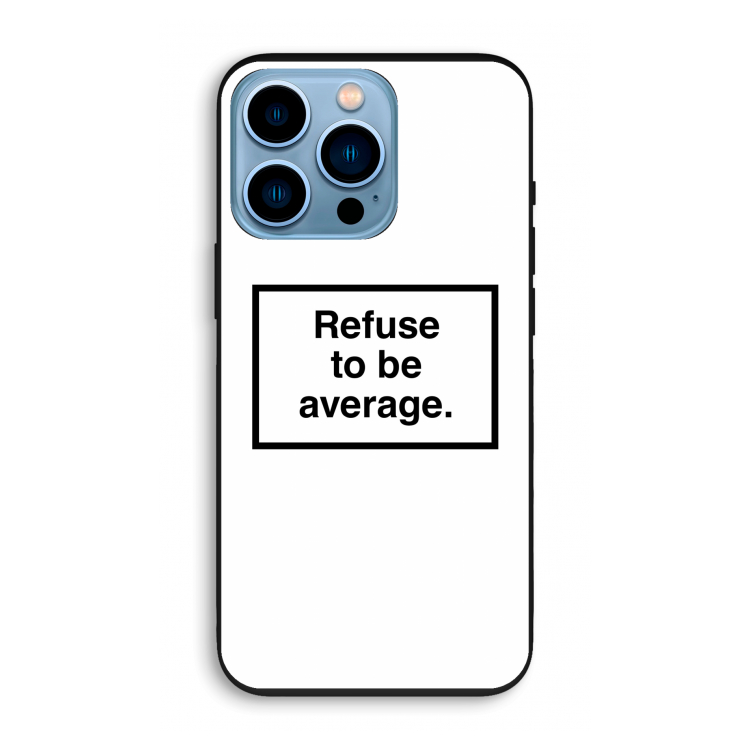 Refuse to be average: iPhone 13 Pro Biologisch afbreekbaar hoesje