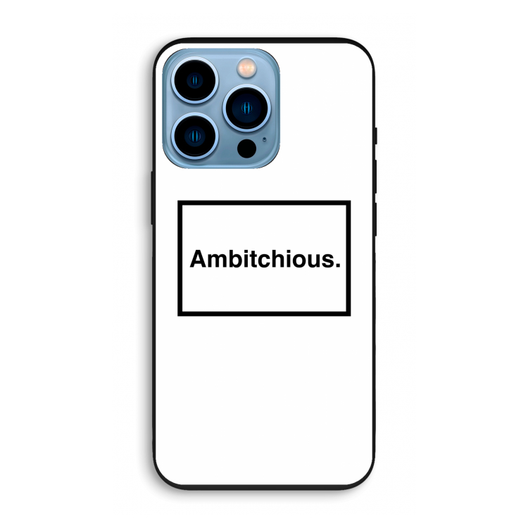 Ambitchious: iPhone 13 Pro Biologisch afbreekbaar hoesje