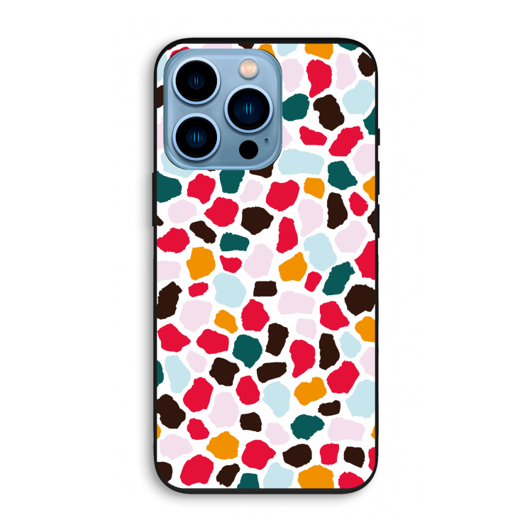 Colored Giraffe: iPhone 13 Pro Biologisch afbreekbaar hoesje