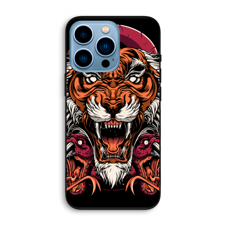 Tiger and Rattlesnakes: iPhone 13 Pro Biologisch afbreekbaar hoesje