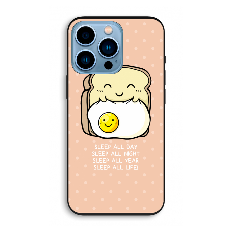 Sleep All Day: iPhone 13 Pro Biologisch afbreekbaar hoesje