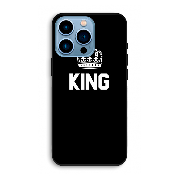 King zwart: iPhone 13 Pro Biologisch afbreekbaar hoesje