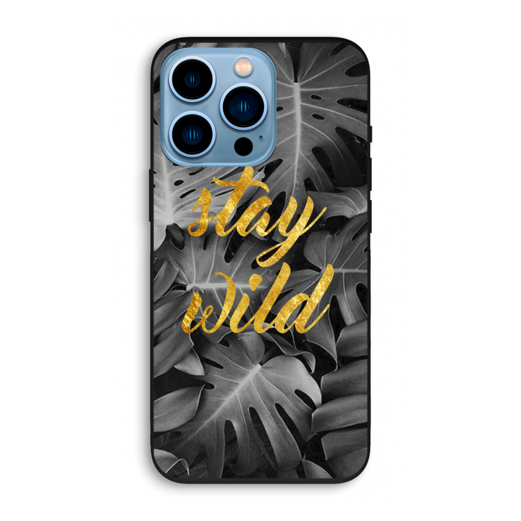 Stay wild: iPhone 13 Pro Biologisch afbreekbaar hoesje