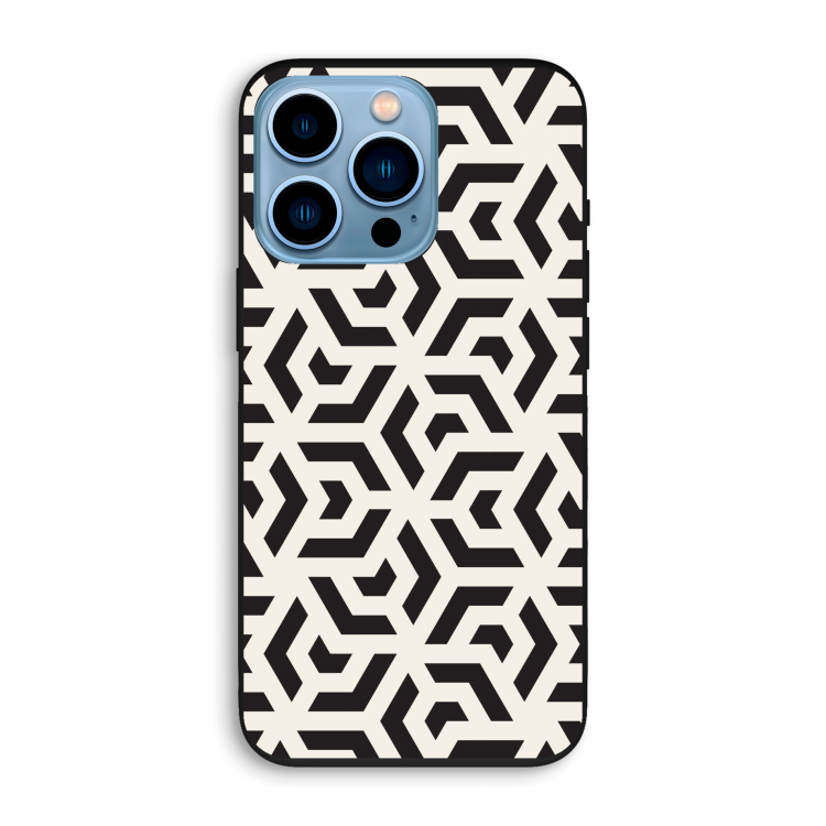 Crazy pattern: iPhone 13 Pro Biologisch afbreekbaar hoesje