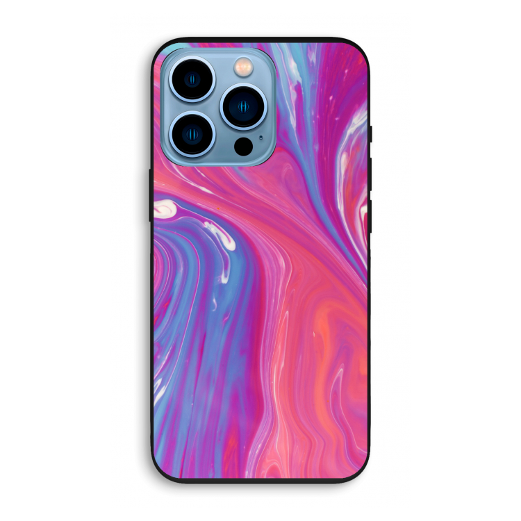Paarse stroom: iPhone 13 Pro Biologisch afbreekbaar hoesje