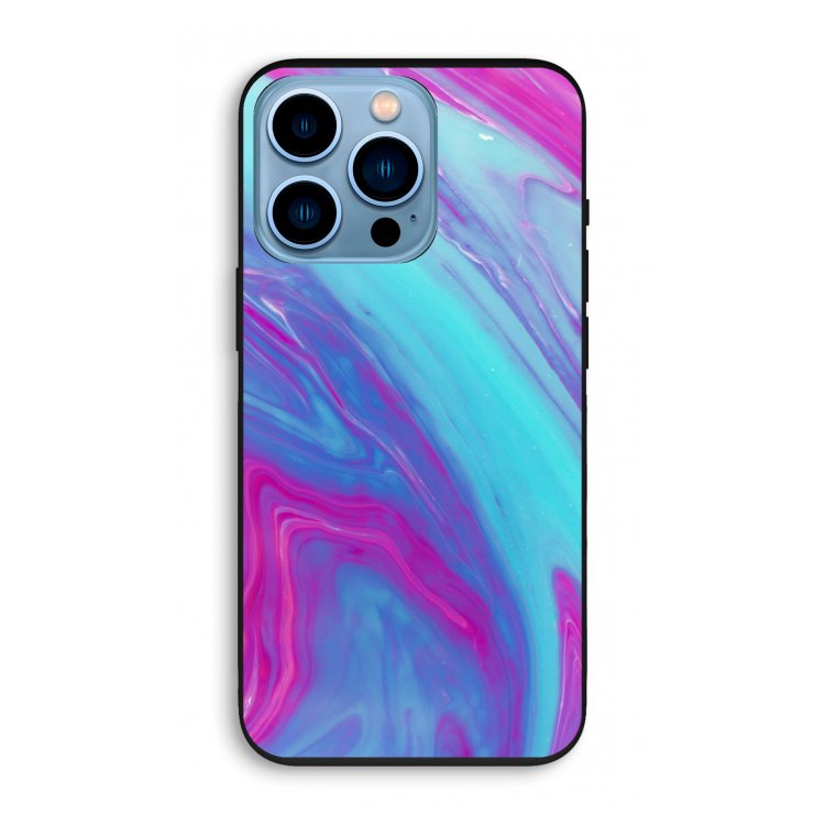 Zweverige regenboog: iPhone 13 Pro Biologisch afbreekbaar hoesje