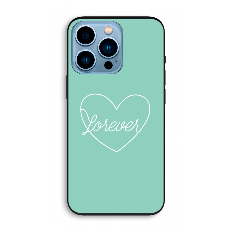 Forever heart pastel: iPhone 13 Pro Biologisch afbreekbaar hoesje