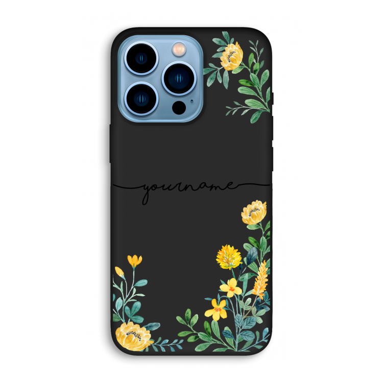 Gele bloemen: iPhone 13 Pro Biologisch afbreekbaar hoesje