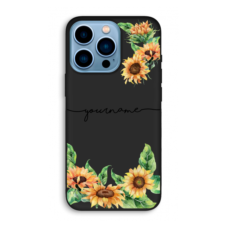 Zonnebloemen: iPhone 13 Pro Biologisch afbreekbaar hoesje