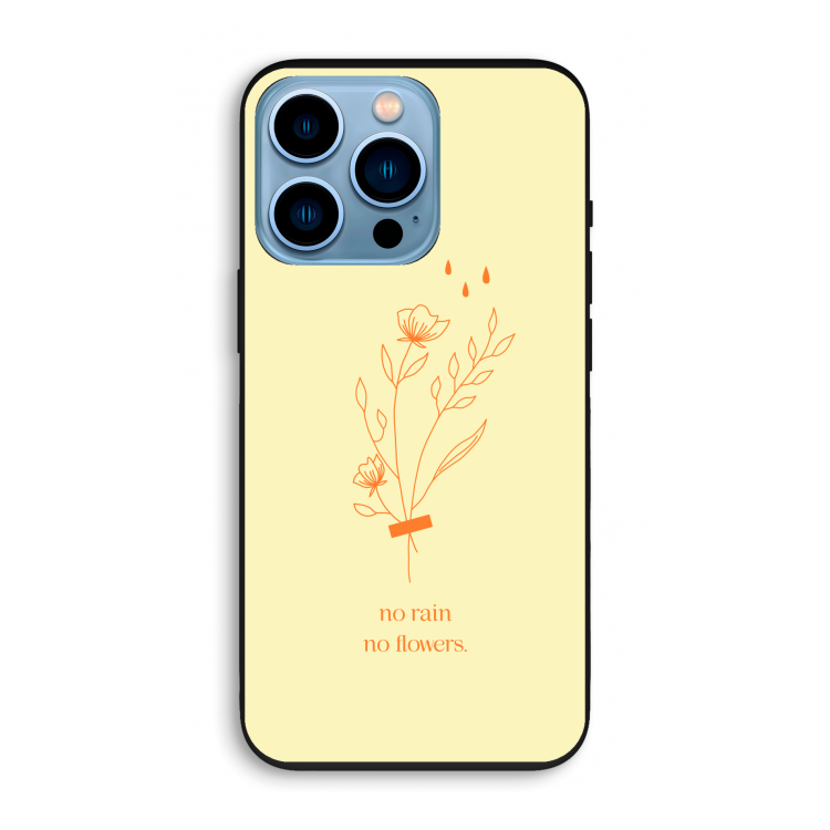 No rain no flowers: iPhone 13 Pro Biologisch afbreekbaar hoesje