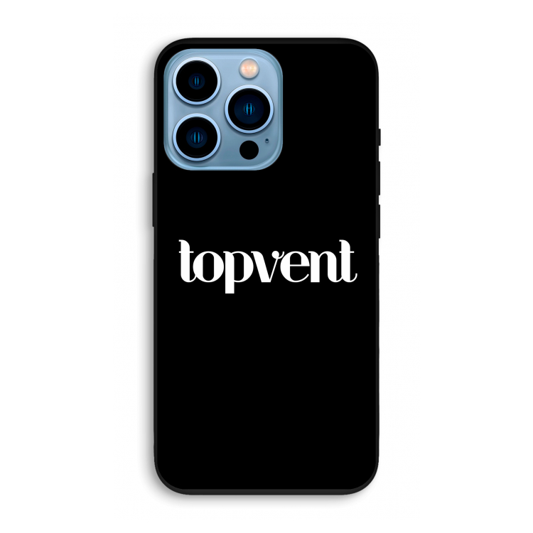 Topvent Zwart: iPhone 13 Pro Biologisch afbreekbaar hoesje