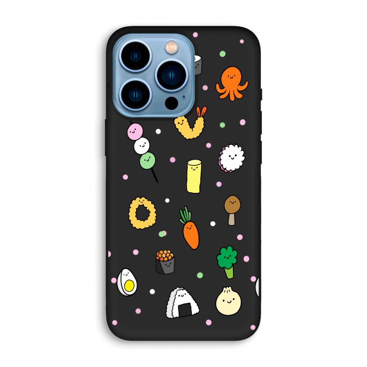 Happy bento friends: iPhone 13 Pro Biologisch afbreekbaar hoesje