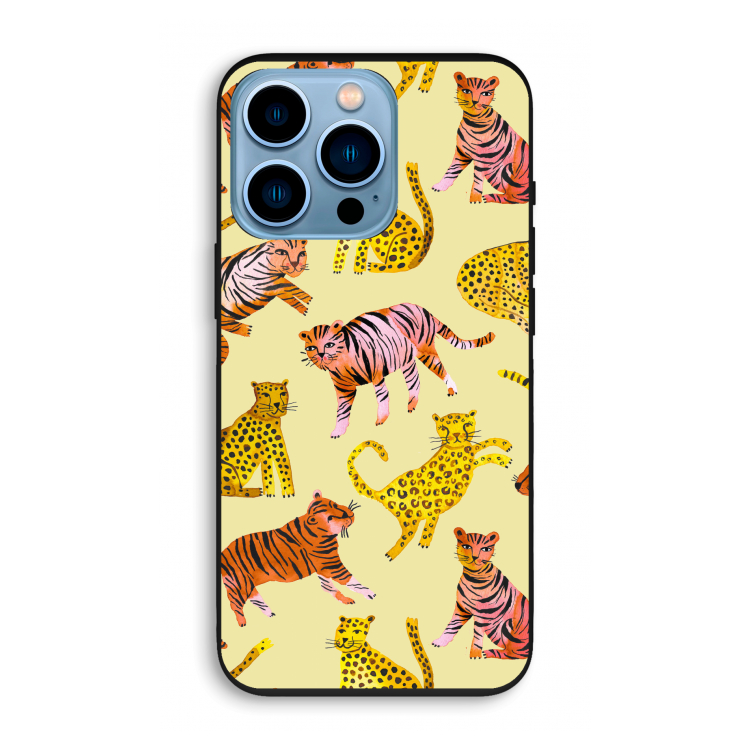 Cute Tigers and Leopards: iPhone 13 Pro Biologisch afbreekbaar hoesje
