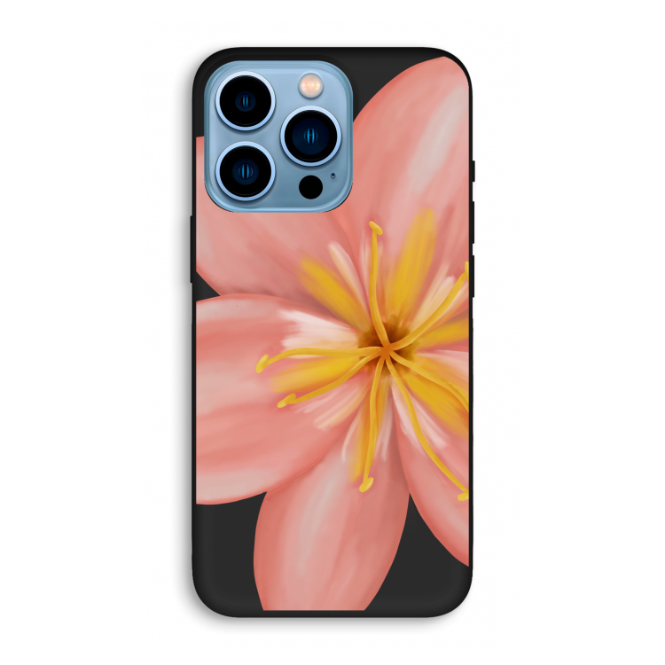 Pink Ellila Flower: iPhone 13 Pro Biologisch afbreekbaar hoesje