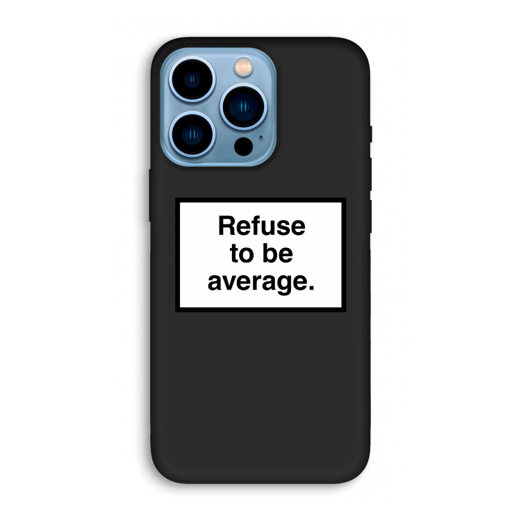 Refuse to be average: iPhone 13 Pro Biologisch afbreekbaar hoesje