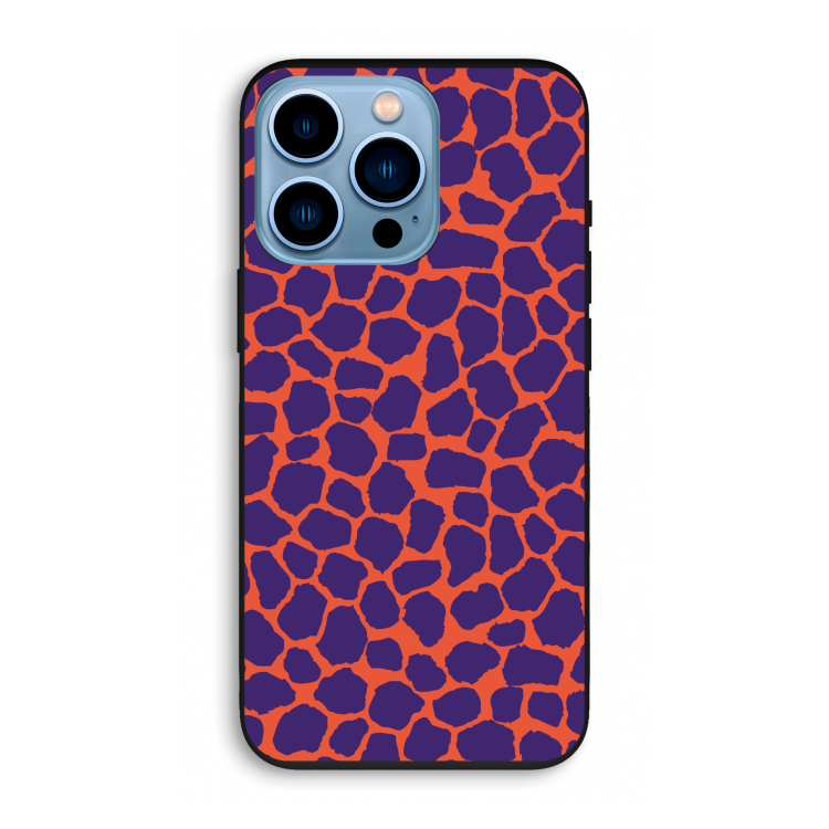 Purple Giraffe: iPhone 13 Pro Biologisch afbreekbaar hoesje