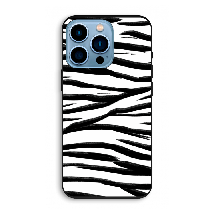 Zebra pattern: iPhone 13 Pro Biologisch afbreekbaar hoesje