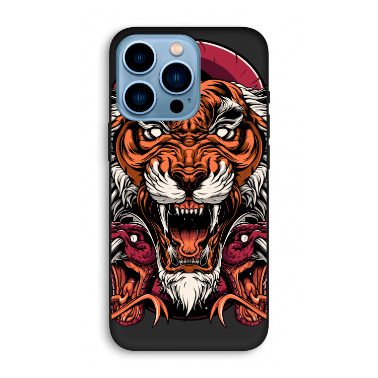 Tiger and Rattlesnakes: iPhone 13 Pro Biologisch afbreekbaar hoesje