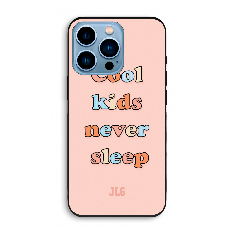 Cool Kids Never Sleep: iPhone 13 Pro Biologisch afbreekbaar hoesje