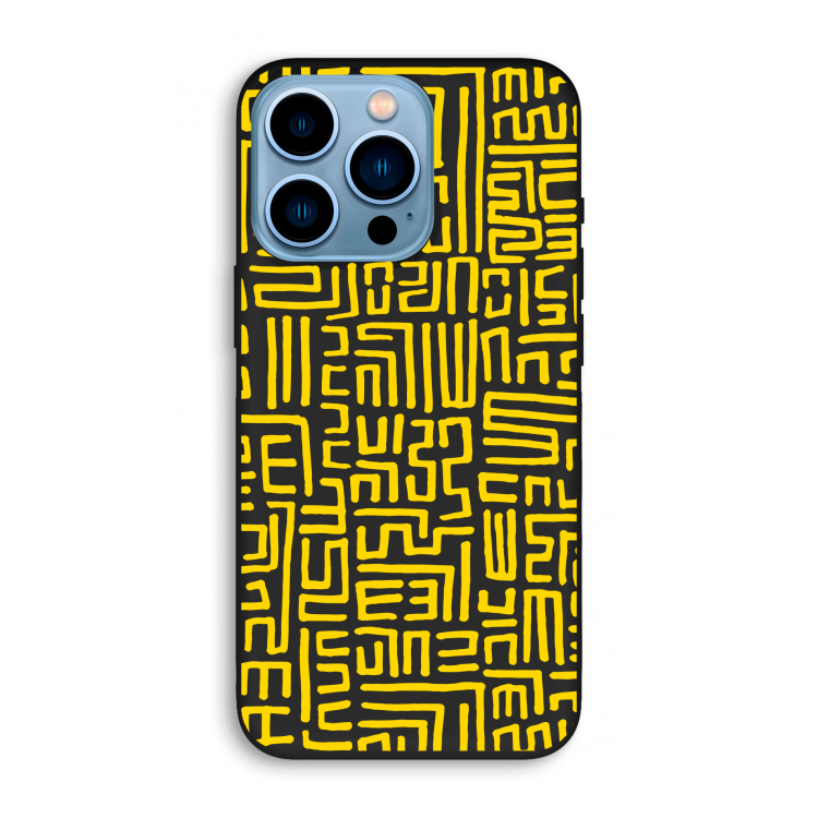 Majorelle Blue Print: iPhone 13 Pro Biologisch afbreekbaar hoesje