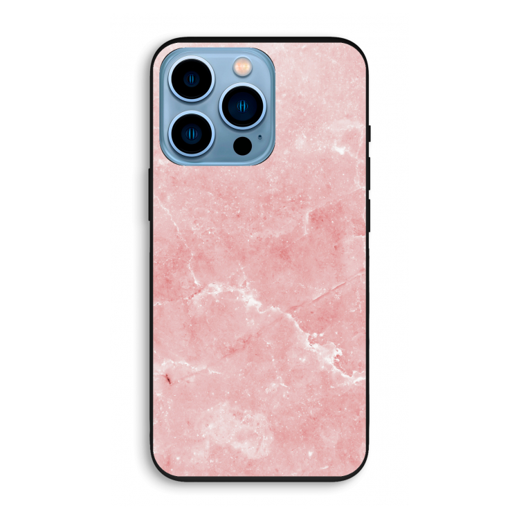 Roze marmer: iPhone 13 Pro Biologisch afbreekbaar hoesje