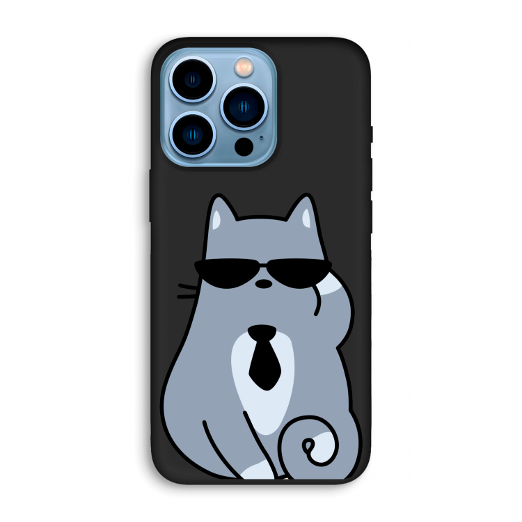 Cool cat: iPhone 13 Pro Biologisch afbreekbaar hoesje
