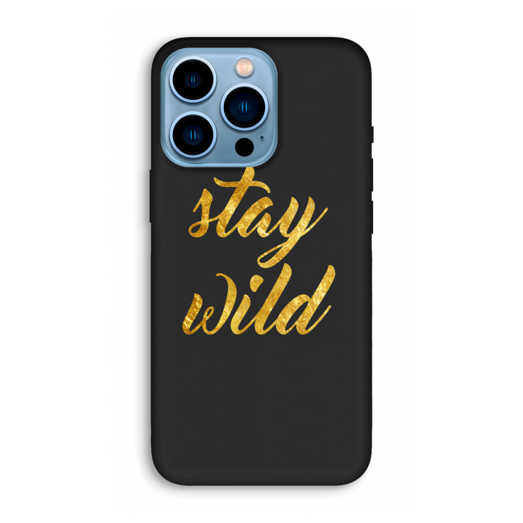 Stay wild: iPhone 13 Pro Biologisch afbreekbaar hoesje