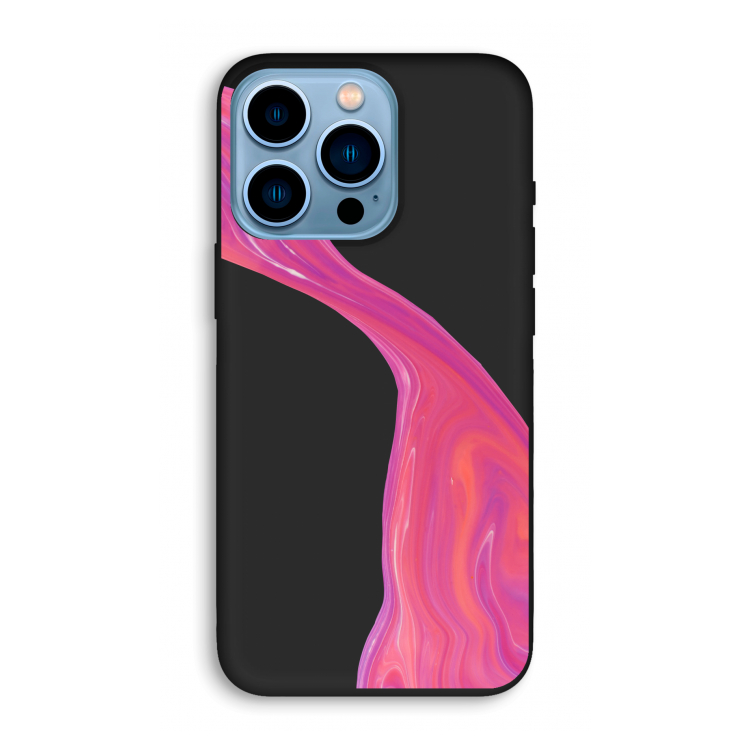 Paarse stroom: iPhone 13 Pro Biologisch afbreekbaar hoesje