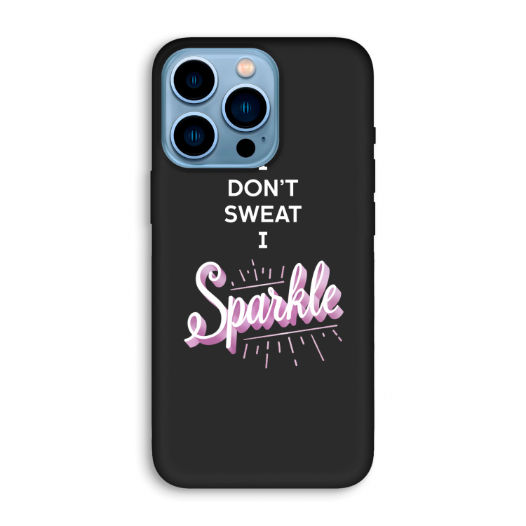 Sparkle quote: iPhone 13 Pro Biologisch afbreekbaar hoesje