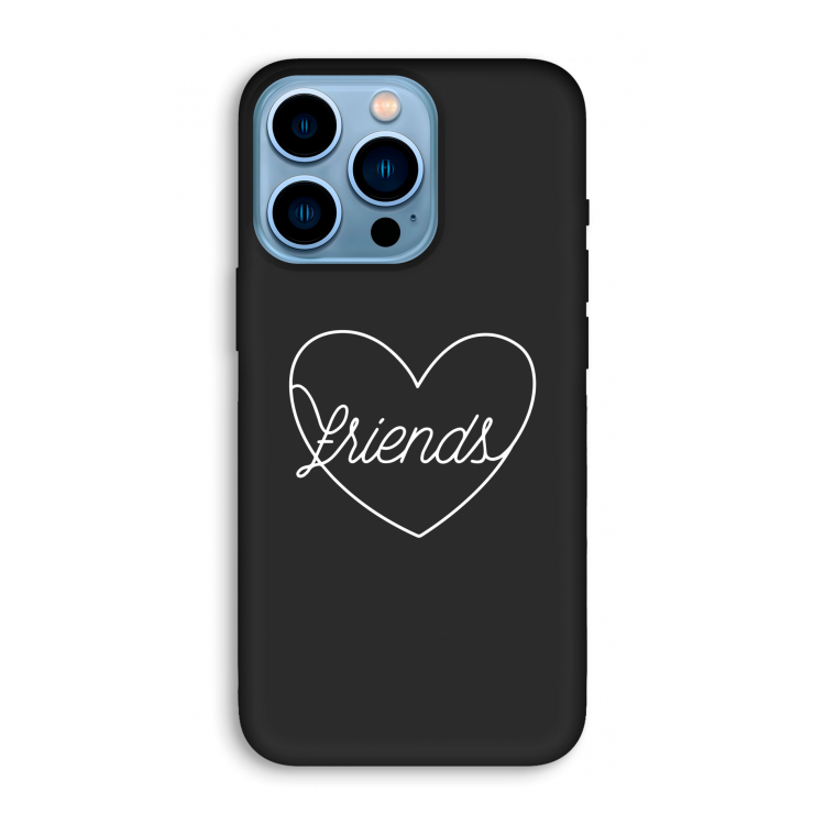 Friends heart pastel: iPhone 13 Pro Biologisch afbreekbaar hoesje