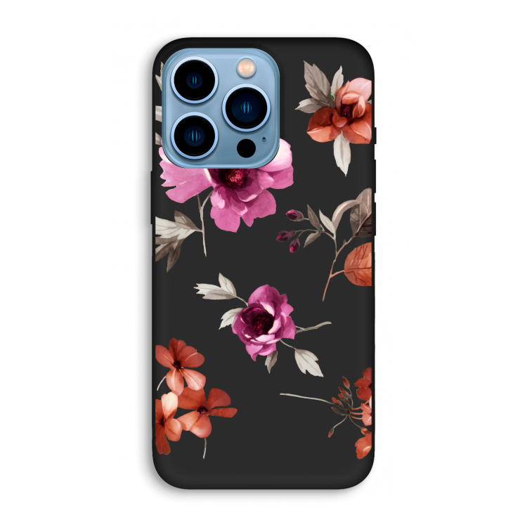 Geschilderde bloemen: iPhone 13 Pro Biologisch afbreekbaar hoesje