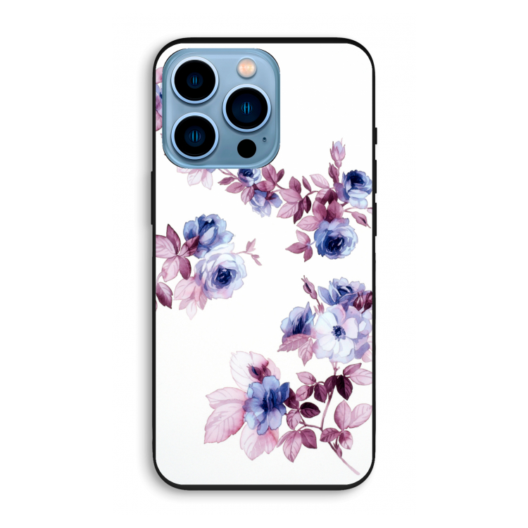 Waterverf bloemen: iPhone 13 Pro Biologisch afbreekbaar hoesje