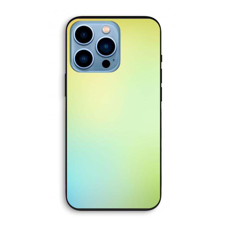 Minty mist pastel: iPhone 13 Pro Biologisch afbreekbaar hoesje