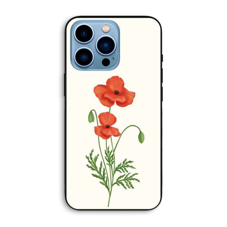 Red poppy: iPhone 13 Pro Max Biologisch afbreekbaar hoesje