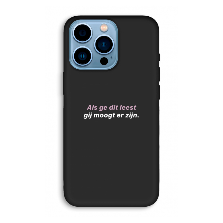 gij moogt er zijn: iPhone 13 Pro Max Biologisch afbreekbaar hoesje