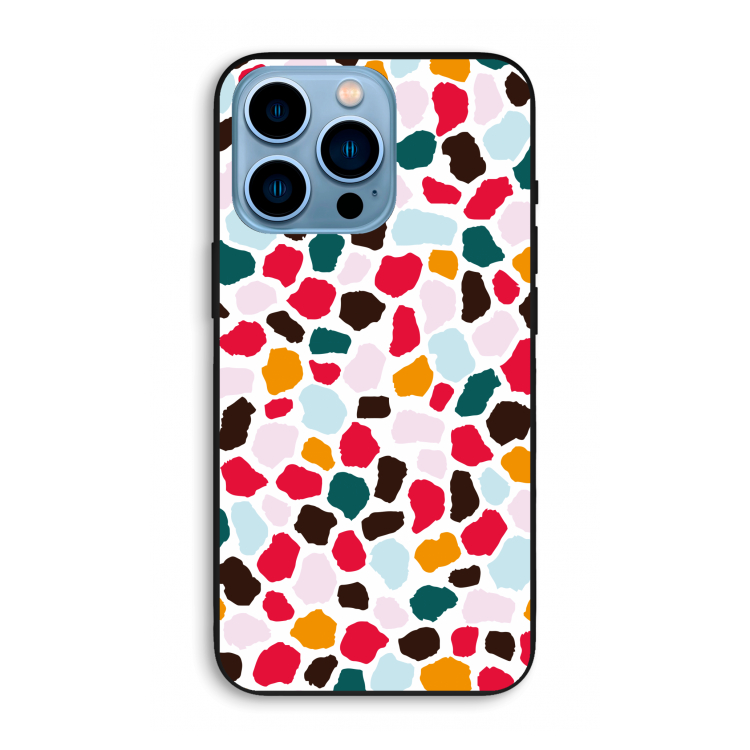 Colored Giraffe: iPhone 13 Pro Max Biologisch afbreekbaar hoesje