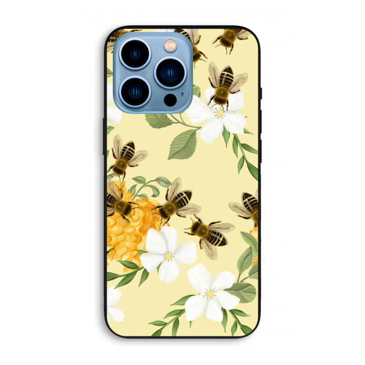 No flowers without bees: iPhone 13 Pro Max Biologisch afbreekbaar hoesje