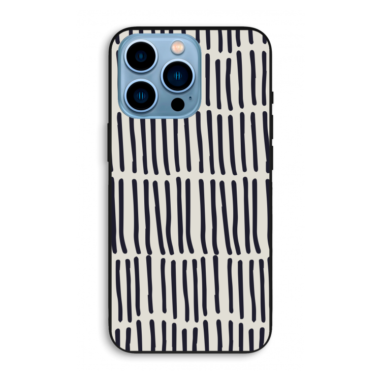 Moroccan stripes: iPhone 13 Pro Max Biologisch afbreekbaar hoesje