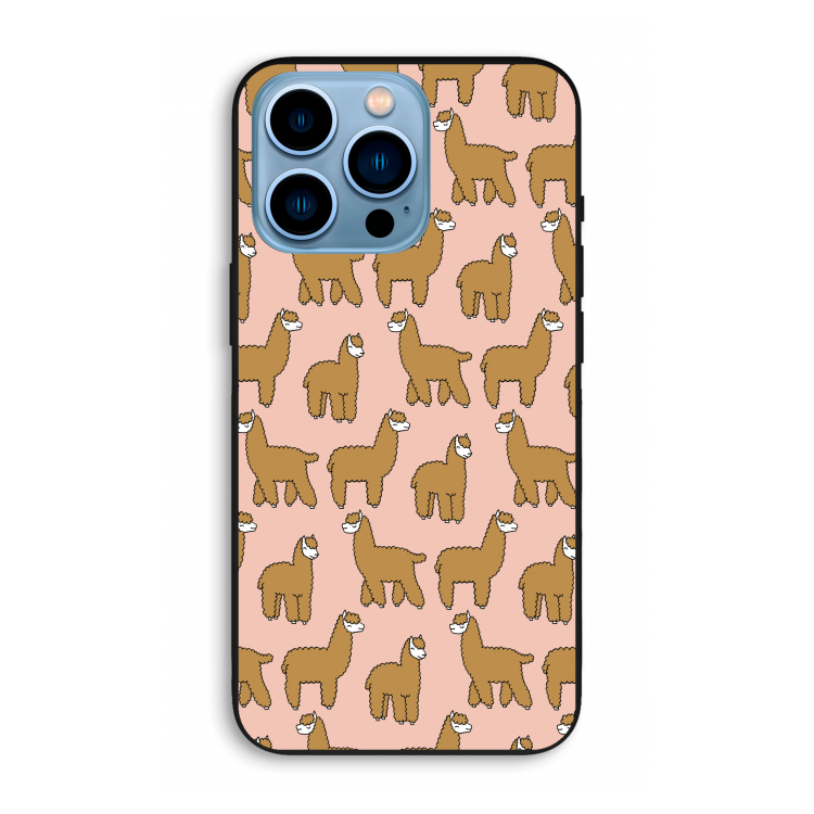 Alpacas: iPhone 13 Pro Max Biologisch afbreekbaar hoesje