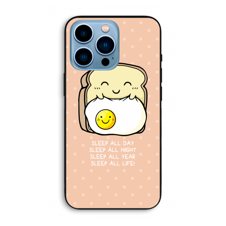Sleep All Day: iPhone 13 Pro Max Biologisch afbreekbaar hoesje