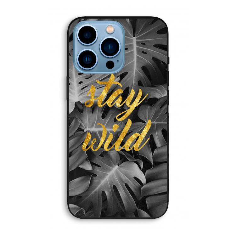Stay wild: iPhone 13 Pro Max Biologisch afbreekbaar hoesje