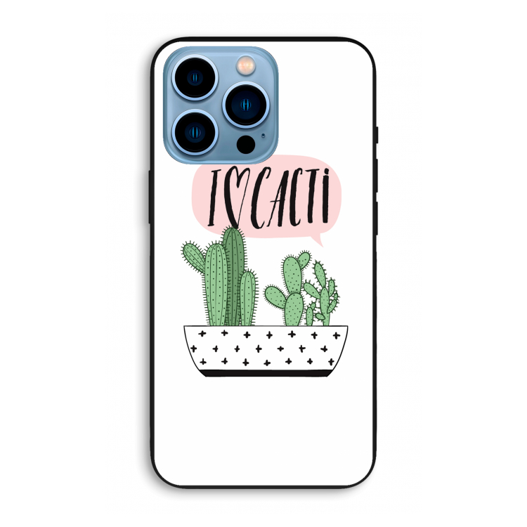 I love cacti: iPhone 13 Pro Max Biologisch afbreekbaar hoesje