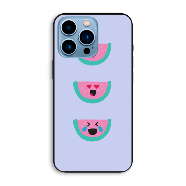 Smiley watermeloen: iPhone 13 Pro Max Biologisch afbreekbaar hoesje