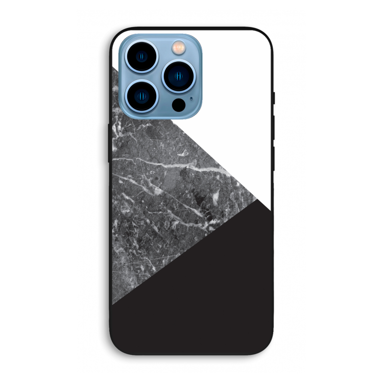 Combinatie marmer: iPhone 13 Pro Max Biologisch afbreekbaar hoesje
