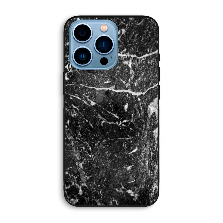 Zwart marmer: iPhone 13 Pro Max Biologisch afbreekbaar hoesje
