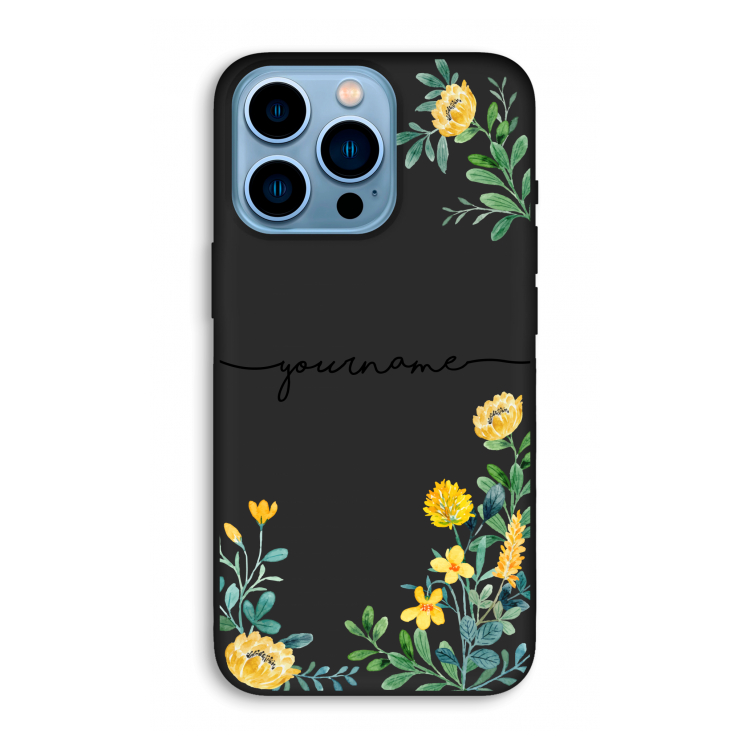 Gele bloemen: iPhone 13 Pro Max Biologisch afbreekbaar hoesje